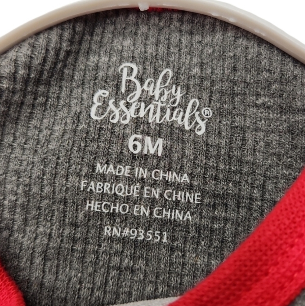Baby Essentials Holiday Rompers (6M) - Picture 14 of 14